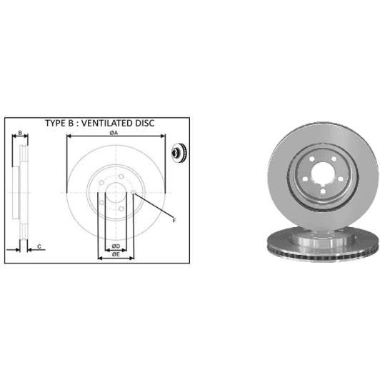 61753ap Applus Тормозной диск