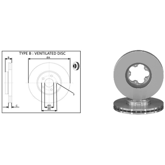61821ap Applus Тормозной диск