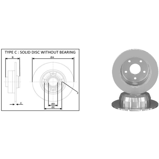 61852ap Applus Тормозной диск для Jeep Grand Cherokee