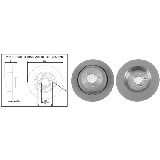 61856ap Applus Гальмівний диск
