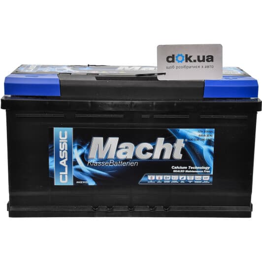 Аккумулятор Macht 6 CT-100-R Classic 25350