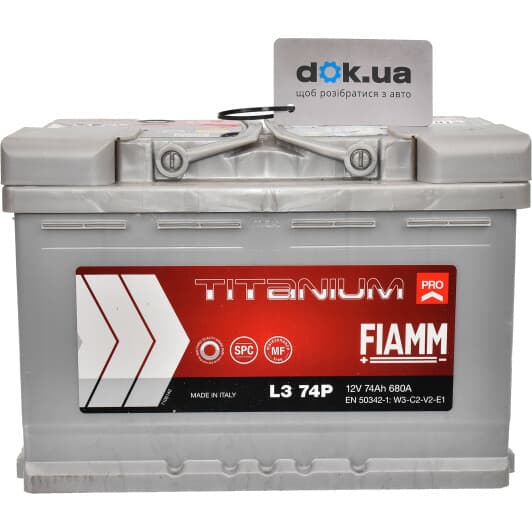Аккумулятор Fiamm 6 CT-74-R Titanium Pro 7905154