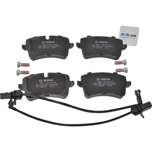 0 986 494 446 Bosch Гальмівні колодки для Audi A8