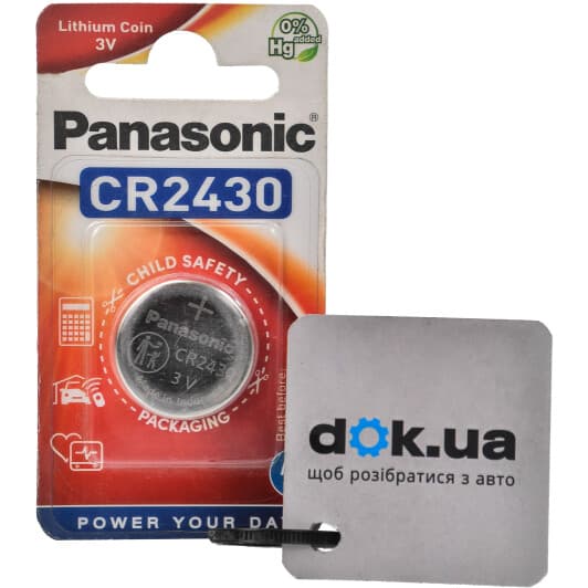Батарейка Panasonic Cell Power CR2430 CR2430 3 V 1 шт