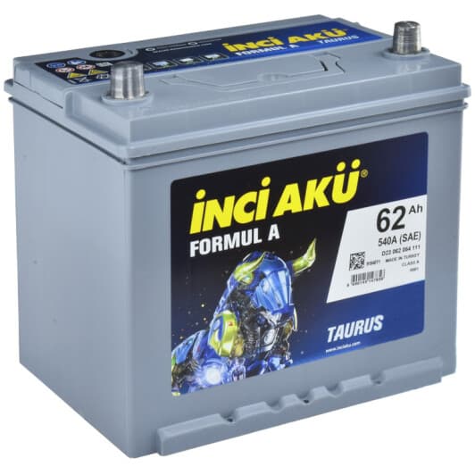 Акумулятор Inci Aku 6 CT-62-L Formul A Taurus (Asia) D23062054111