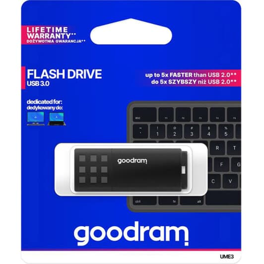 Флешка Goodram UME3 Black 128 ГБ