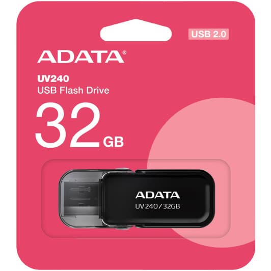 Флешка Adata UV240 Black 32 ГБ
