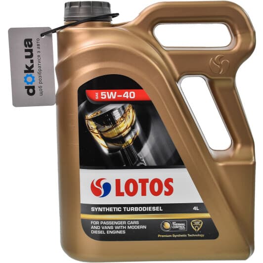 LOTOS Synthetic Turbodiesel 5W-40 (4 л) моторна олива