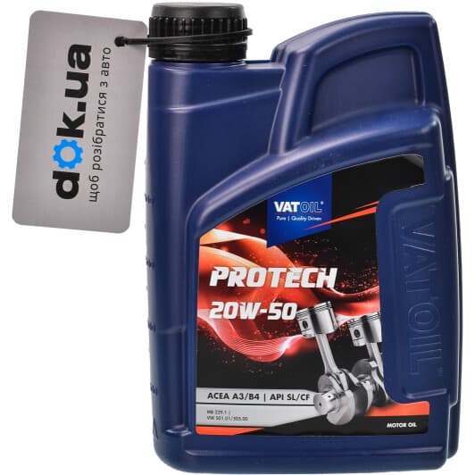 VatOil ProTech 20W-50 моторное масло