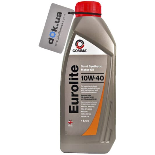 Comma Eurolite 10W-40 (1 л) моторна олива