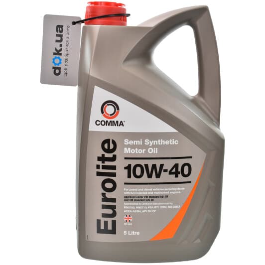 Comma Eurolite 10W-40 (5 л) моторное масло