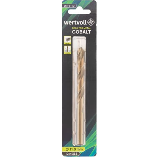 Сверло WERTVOLL спиральное по металлу DR-5110 11 мм