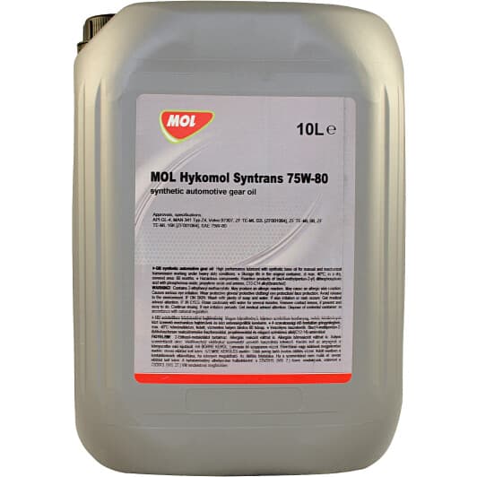MOL Hykomol Syntrans 75W-80 трансмісійна олива