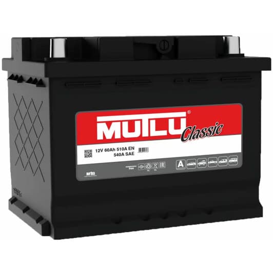 Аккумулятор Mutlu 6 CT-60-R Classic mcl260051a