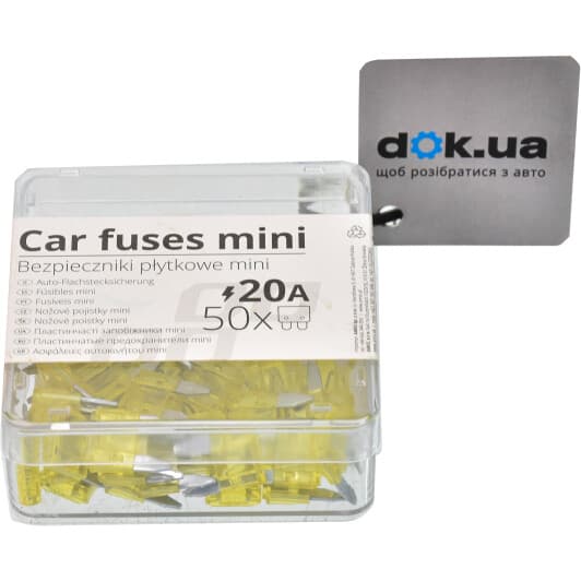 Набір запобіжників Amio 02221 FN mini 50 шт.