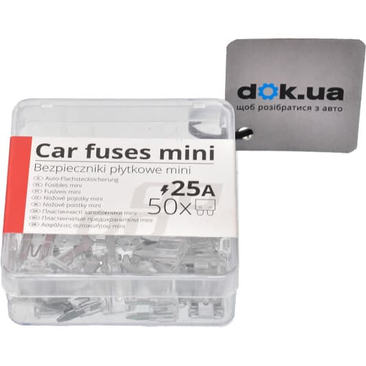Набір запобіжників Amio 02222 FN mini 50 шт.