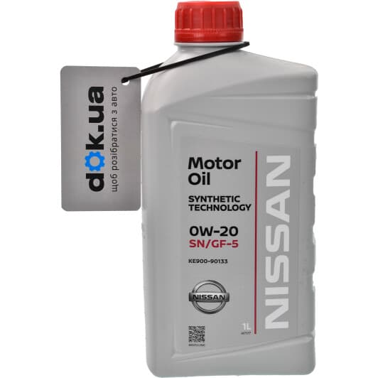 Nissan Motor Oil SN/GF-5 0W-20 (1 л) моторна олива