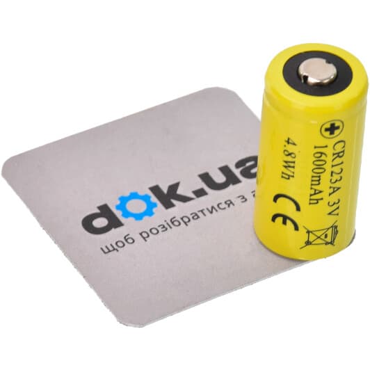 Батарейка Nitecore 6-1074 CR123A 3 V 1 шт