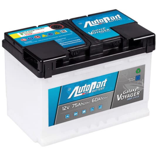 Тяговый аккумулятор AutoParts Galaxy Voyager 575-800 ARL075-V00 75 Ач 12 В
