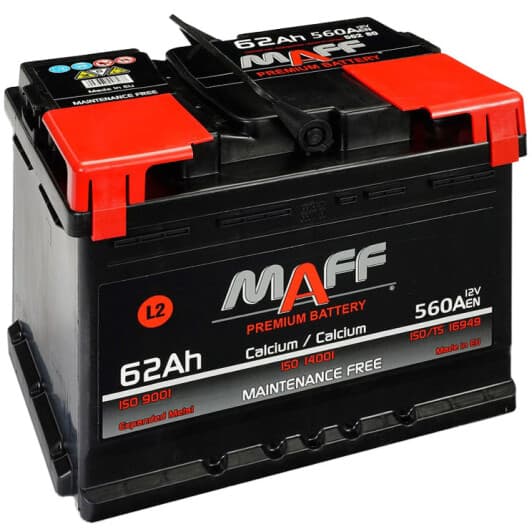 Аккумулятор MAFF 6 CT-62-L 562E1