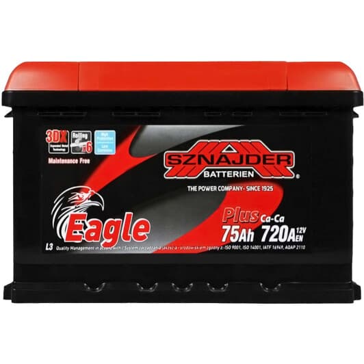 Акумулятор SZNAJDER 6 CT-75-R Plus 57520