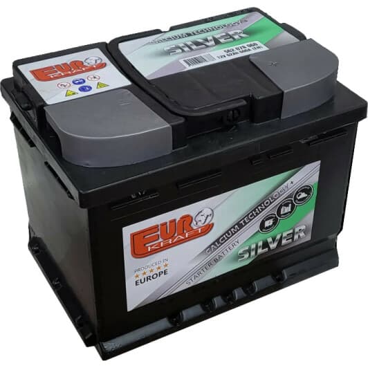Акумулятор EUROKRAFT 6 CT-50-R Silver 145981