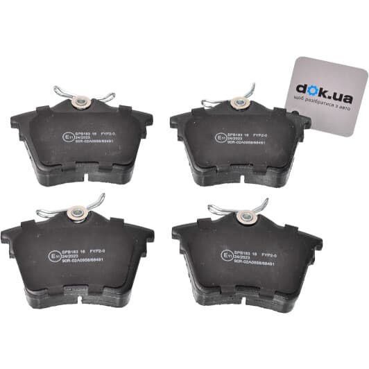 BP3183 Bremsi Тормозные колодки
