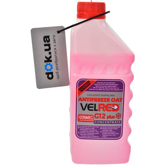 Концентрат антифриза VELVANA VelRed Concentrate G12+ красный