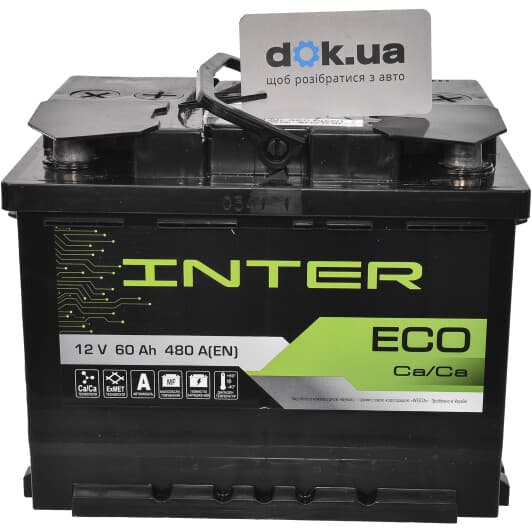 Аккумулятор Inter 6 CT-60-L Eco 4820219073536
