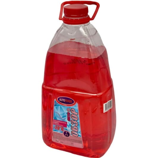 Омыватель стекла AutoTrade Обзор зимний -20°С малина (5 л)