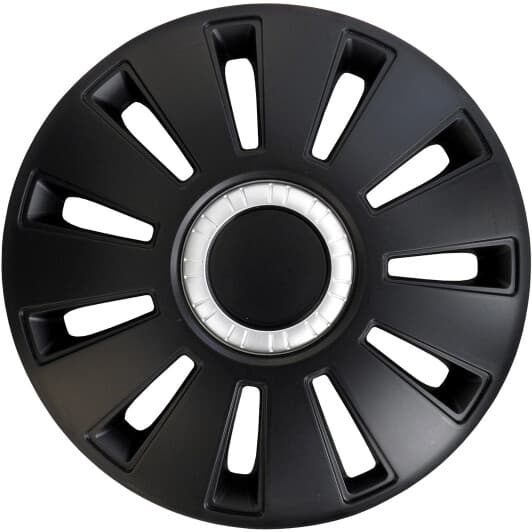 Комплект ковпаків на колеса Кенгуру Rex колір чорний + сірий R14