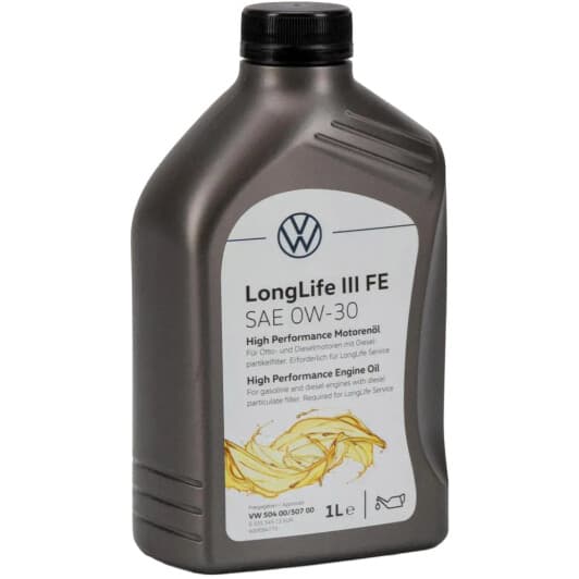VAG LongLife III FE (High Performance) 0W-30 моторна олива