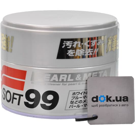 Цветной полироль для кузова SOFT99 Pearl & Metalliс Soft Wax светлый металлик и перламутр