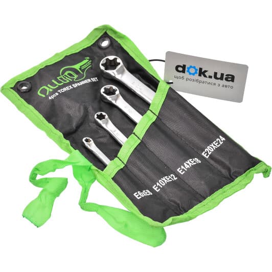 Набор ключей накидных Alloid НК-0624Е E6xE8-E20xE24 4 шт