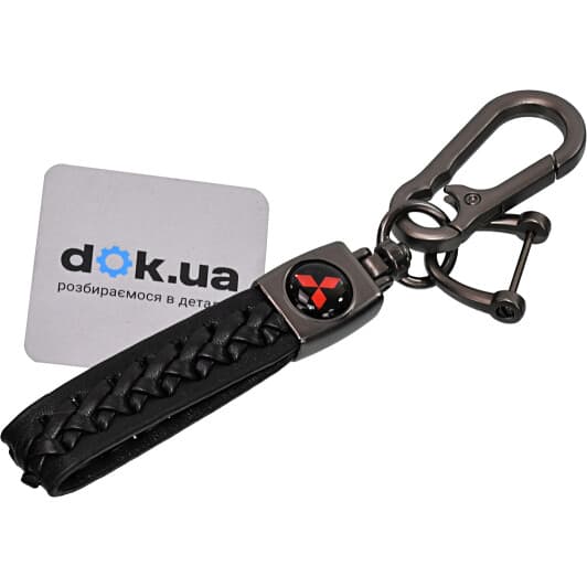 Брелок Vitol с логотипом Mitsubishi черный 60362