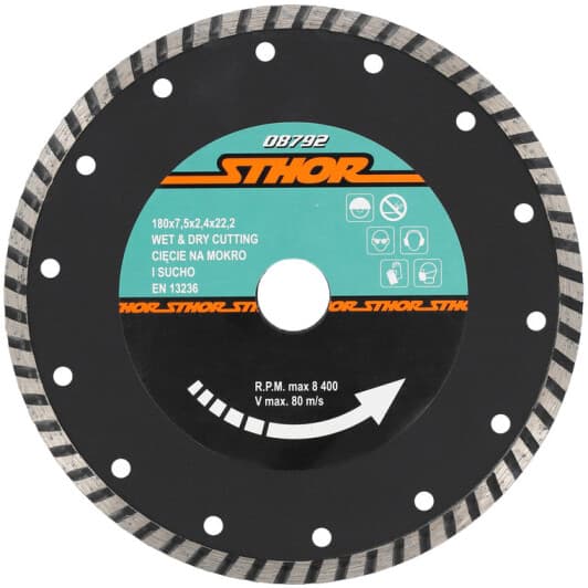 Круг отрезной STHOR 08792 180 мм