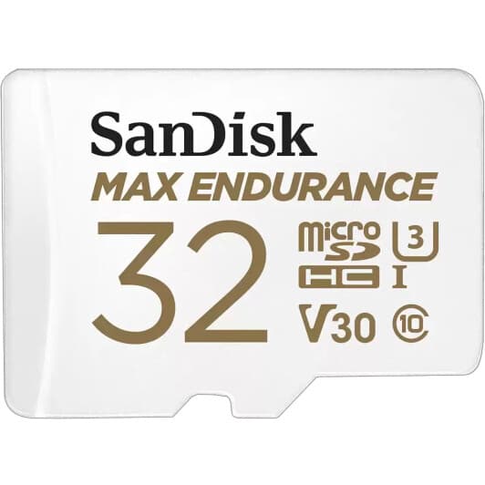 Карта памяти SanDisk Max Endurance microSDHC 32 ГБ с SD-адаптером