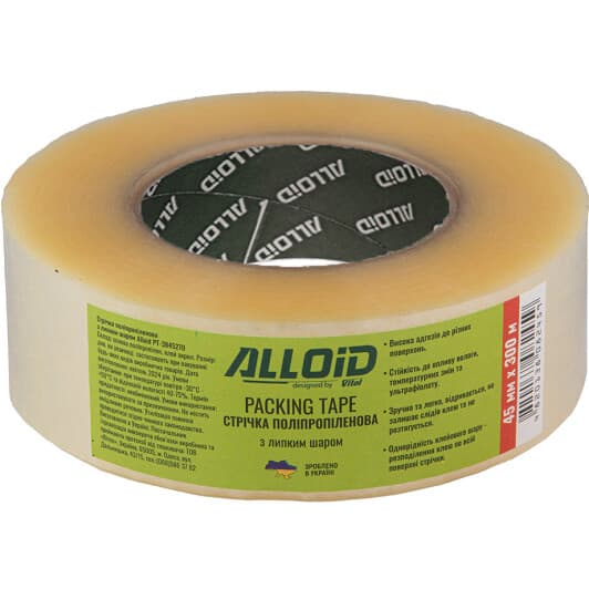 Скотч Alloid PT-3845270 на пенополиэтиленовой основе 45 мм х 300 м