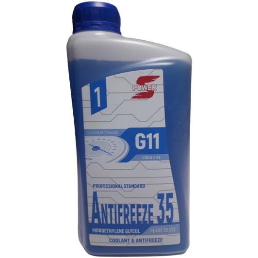 S-Power G11 синій -30 °C, 1 л готовий антифриз