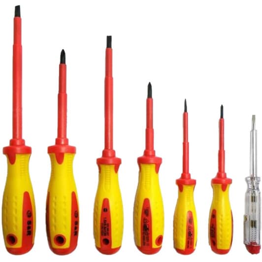 Набір викруток діелектричних S&R 250681307 7 шт.