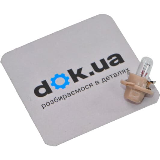 Автолампа Zollex BAX B8,4d 1,5 W прозора 22048