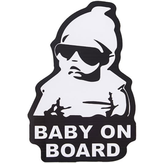 Наклейка Vitol Baby on board