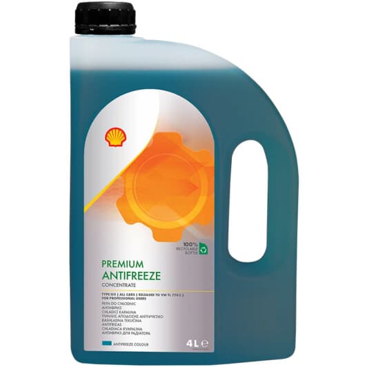 Shell Premium 774 C/P G11 синий 4 л (PBC72B) концентрат антифриза