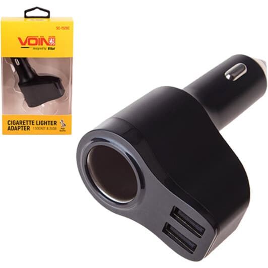 Розгалужувач прикурювача з USB Voin SC-1528C