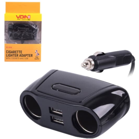 Разветвитель прикуривателя с USB Voin SC-2079