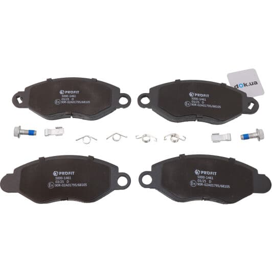 5000-1461 Profit Гальмівні колодки для Ford Transit