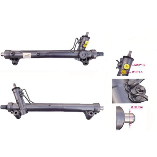 jp201r MSG (відновлення) Кермова рейка