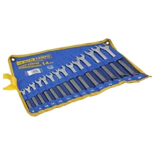 Ключ ріжково-накидний S&R Tempo 670091014 I-подібний 8-24 мм