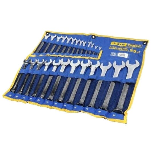 Ключ ріжково-накидний S&R Tempo 670091025 I-подібний 6-32 мм