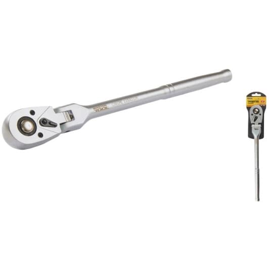 Тріскачка MasterTool 78-0144 з шарніром 1/2" 72 зубця 305 мм
